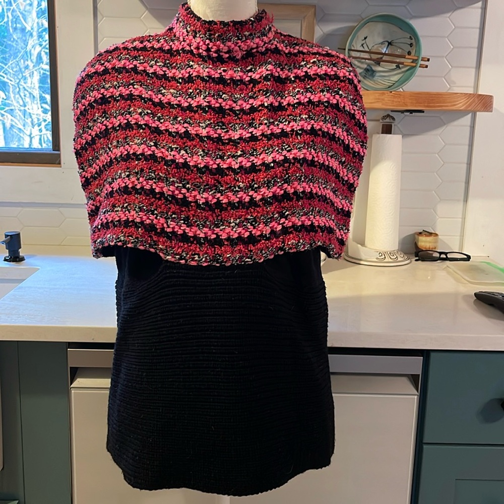 Thakoon Wool Sweater with built in Cape